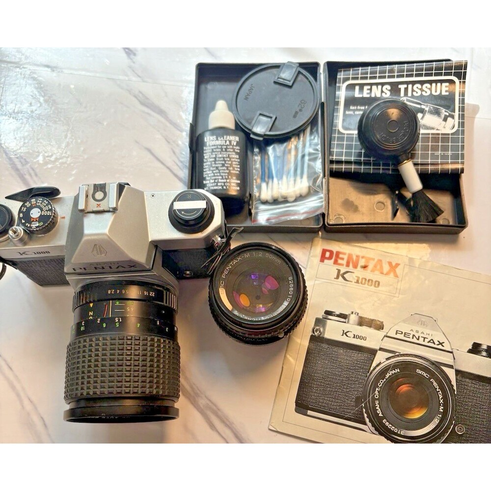 Pentax Asahi K1000 Asahi PENTAX with 80 mm and 50mm lens